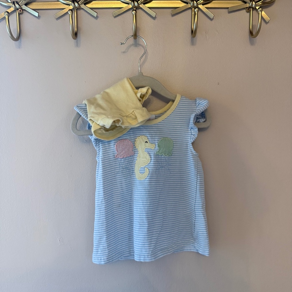 Stitchy Fish Shorts Set